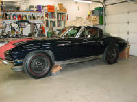 63 Corvette.  A really nice car that became even nicer once the suspension and rear end was rebuilt.