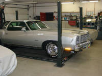 77 Chevrolet Monte Carlo.  We performed a frame on restoration on this car. It has taken first place awards at every show.