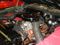 Oldsmobile 442 W-30 in for some tuning.
