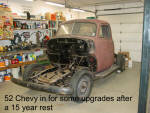 IMAG035.JPG 52 Chevy in for some upgrades after a 15 year rest