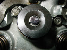 Valve and retainer damage due to incorrect valve train geometry. Talk about a grenade waiting to go off OUCH!!!