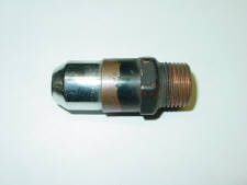 This guy should get an award for the most ingenious block plug. A mag wheel lug nut dry pressed into a copper fitting. No soldering or sealant visible. It wasn't leaking but we replaced it anyway. This guy should get an award for the most ingenious block plug. A mag wheel lug nut dry pressed into a copper fitting. No soldering or sealant visible. It wasn't leaking but we replaced it anyway.