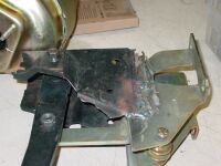 Bubbafied brake pedal assembly just fabricated???? and installed along with a new disc brake conversion. Hmmm the brakes didn't work to well, Bubba must have skipped the chapter on pedal ratios and their importance for proper brake function. Bubbafied brake pedal assembly just fabricated???? and installed along with a new disc brake conversion. Hmmm the brakes didn't work to well, Bubba must have skipped the chapter on pedal ratios and their importance for proper brake function.